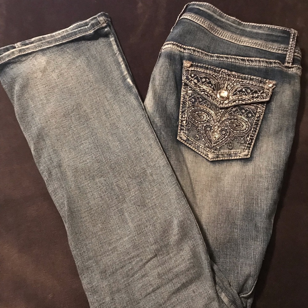 Women’s Embellished Apt 9 Boot Cut Jeans size 14
